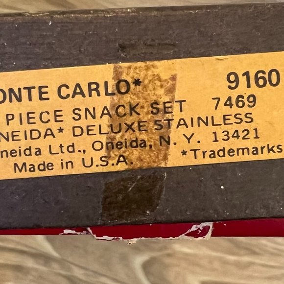 Vintage Set of Oneida Silver Plated 9.5" Oval Serving Tray Platter and Spoon USA - Picture 11 of 11